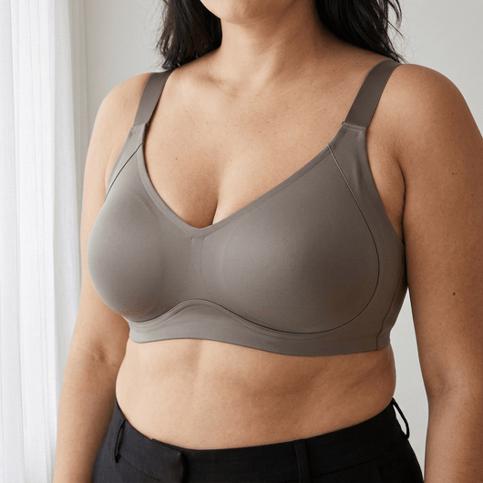 Avelor Paris Taupe / M Soutien-Gorge Sans Armature Avelor — Forte Poitrine