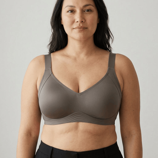 Avelor Paris Beige Nude / M Soutien-Gorge Sans Armature Avelor — Forte Poitrine